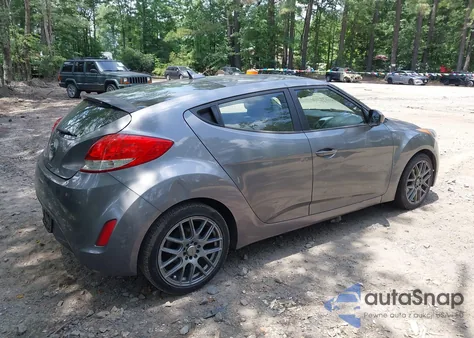 2012 Hyundai Veloster Base W/Black из США, поврежденный, VIN KMHTC6AD3CU078547